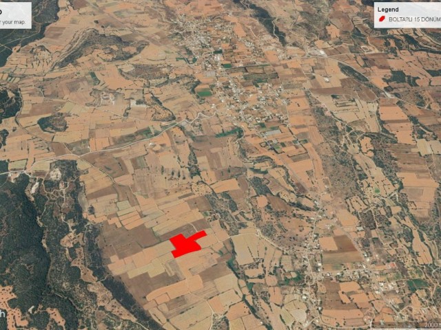 BOLTAŞLI DA  KELEPİR FİYATA YATIRIMLI 15 DÖNÜM 2 EVLEK SATILIK ARAZİ DÖNÜM FİYATI 7,000 GBP ADEM AKIN 05338314949