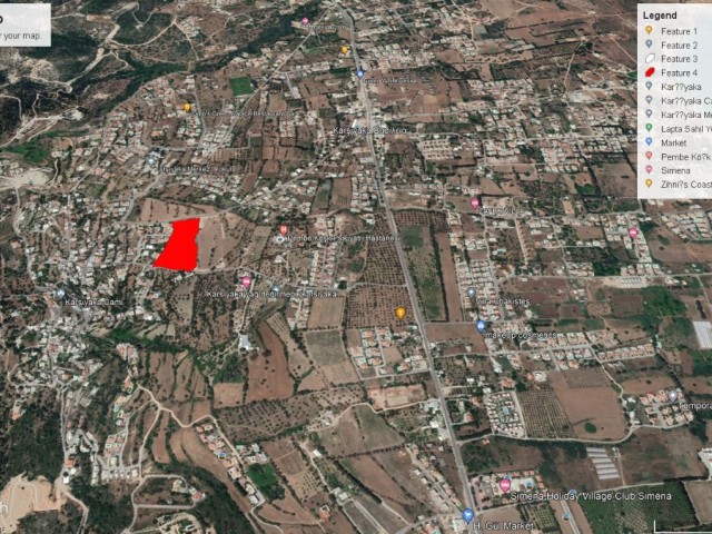Karşıyaka da Dağ ve Deniz Manzaralı Satılık 15 Dönüm Arazi Adem Akın 05338314949 - Fotoğraf 1