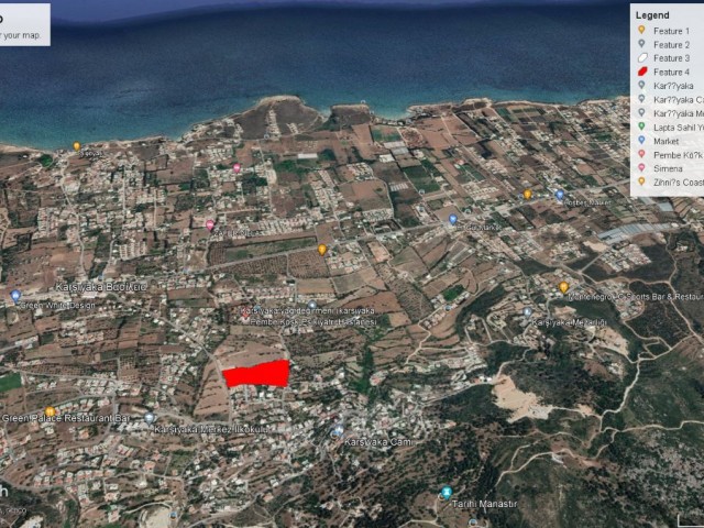 Karşıyaka da Dağ ve Deniz Manzaralı Satılık 15 Dönüm Arazi Adem Akın 05338314949 - Fotoğraf 4