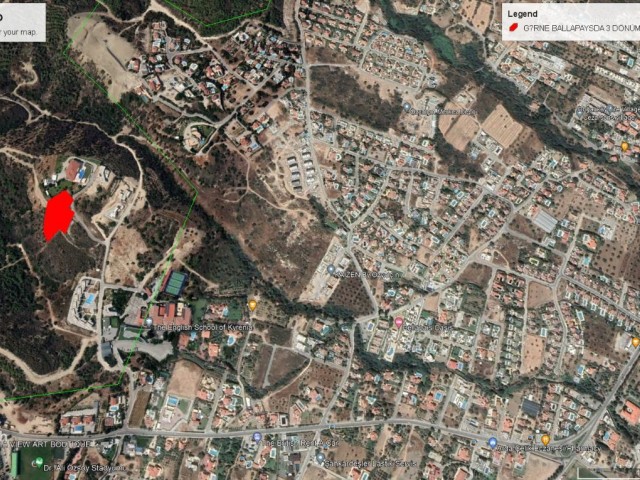 Girne Ballapaysda 3 Dönüm 3 Evlek Dağ ve Deniz Manzaralı Satılık Arazi Adem Akın 053383124949 - Fotoğraf 4