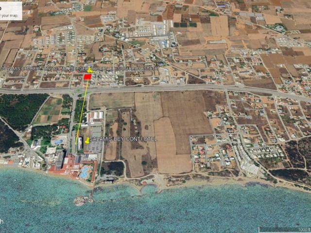 Yeniboğaziçi de Salamis Otel Çemberi Yanın da Süper Konum da Satılık 735 M2 Eşdeğer Koçanlı ve Projeli Deniz ve Salamis Otel Manzaralı Arazi Adem Akın 05338314949 - Fotoğraf 4