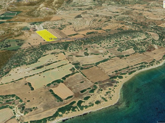 Not: Dönüm Fiyatı : 28,000 GBP : Kaleburnu Nda Denize Yürüme Mesafesin de Türk Koçanlı Satılık 16 Dönüm 2 Evlek Arazi Adem Akın 05338314949 - Fotoğraf 2