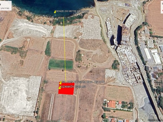 NOT: TOPLAM FİYATI 285,000 GBP OZANKÖY DE NET DENİZ MANZARALI SÜPER KONUMDA EŞDEĞER KOÇABLI SATILIK 1285 M2 ARAZİ FİYATI 285,000 GBP ADEM AKIN 05338314949