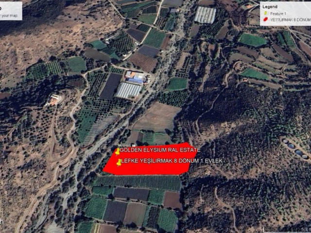 LEFKE YEŞİLIRMAK DA YATIRIMLIK SÜPER KONUMDA SATLIK 8,1 DÖNÜM TÜRK KOÇANLI SATILIK ARAZİ DÖNÜM FİYATI 27,500 GBP ADEM AKIN 05338314949