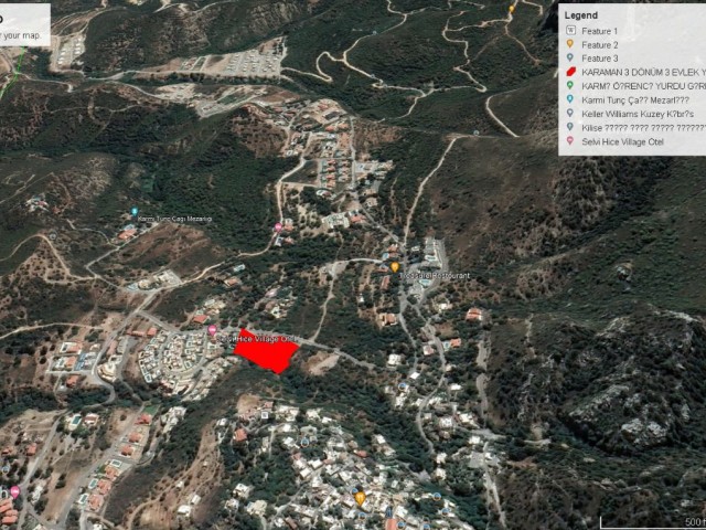 Not : Dönüm Fiyatı : 253,000 GBP : Girne Karmide Süper Manzaralı Satılık 3 Dönüm 3 Evlek Arazi Adem Akın 05338314949 - Fotoğraf 2