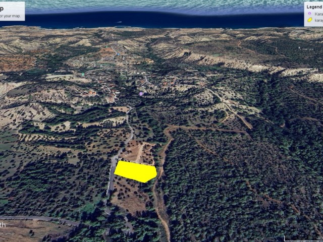 Girne Karaagac bolgesinde satilik 5 donum satilik arazi İLETİŞİM ADEM AKIN : 05338314949 