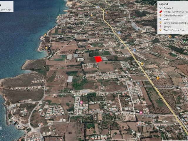 GİRNE KARŞIYAKA  4 DÖNÜM 3 EVLEK YOL VAR İMAR VAR ADEM AKIN 05338314949+