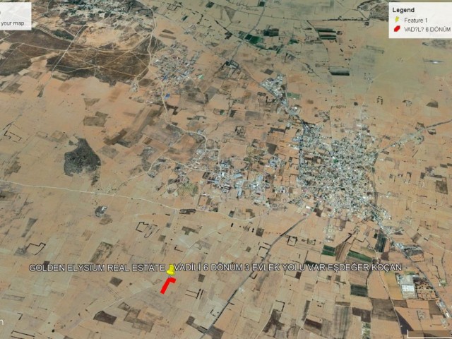 TOPLAM FİYATI : 45,000 GBP VADİLİ DE SÜPER KOLUMDA 6 DÖNÜM 3 EVLEK KELEPİR FİYATA SATILIK ARAZİ ADEM AKIN 05338314949