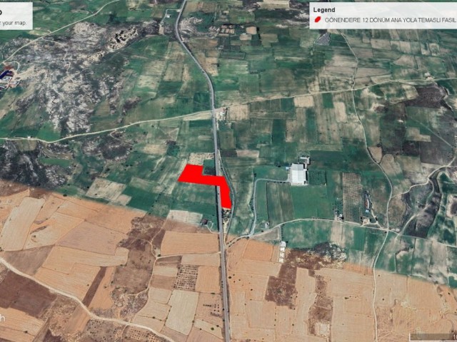 Gönendere de Ana Yola Temas Eden Süper Konumda Satılık 12 Dönüm %220 İmarlı ve Türk Koçanlı Arazi Dönüm Fiyatı 50,000 GBP Adem Akın 05338314949 - Fotoğraf 1