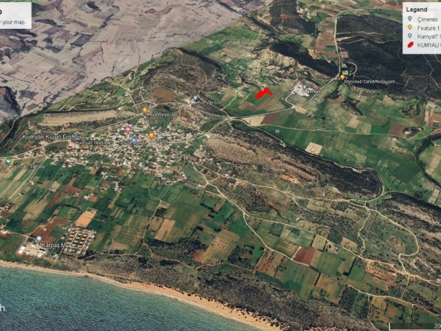 KUMAYALI DA DAĞ VE DENİZ MANZARALI SATILIK 9 DÖNÜM ARAZİ ADEM AKIN 05338314949