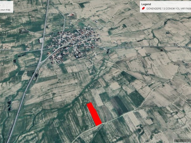 Gönendere de Kelepir Fiyata Satılık 7,5 Dönüm Arazi Dönüm Fiyatı 13,000 GBP Adem Akın 05338314949 - Fotoğraf 2