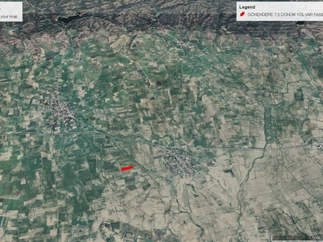Gönendere de Kelepir Fiyata Satılık 7,5 Dönüm Arazi Dönüm Fiyatı 13,000 GBP Adem Akın 05338314949 - Fotoğraf 4