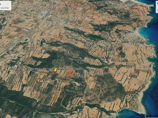 NOT:  TOPLAM FİYATI : 30,000 GBP: DPKARPAZ DA DENİZ MANZARALI 1244 M2 KONTEYNER VEYA ORMAN EVİ YAPMAYA MÜSAİT SATILIK ARAZİ ADEM AKIN 05338314949