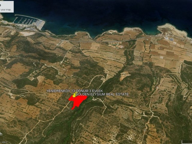 Not: Kelepir Fiyata Satılacak: Yenierenköy de Net Deniz ve Marina Manzaralı Yatırımlık 13 Dönüm 3 Evlek Satılık Arazi Adem Akın 05338314949 - Fotoğraf 1