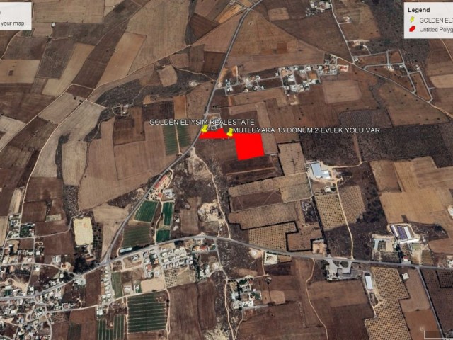 Not : Dönüm Fiyatı 75,000 GBP Mutluyaka da Süper Locacion da Satılık 13,5 Dönün Eşdeğer Koçanlı Arazi Adem Akın 05338314949 - Fotoğraf 1