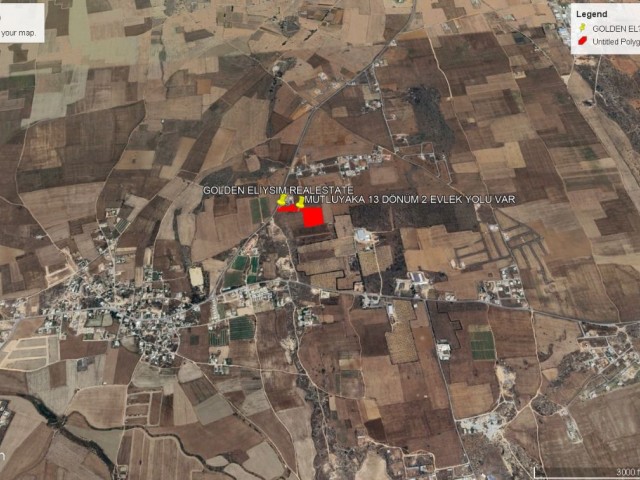 Not : Dönüm Fiyatı 75,000 GBP Mutluyaka da Süper Locacion da Satılık 13,5 Dönün Eşdeğer Koçanlı Arazi Adem Akın 05338314949 - Fotoğraf 2