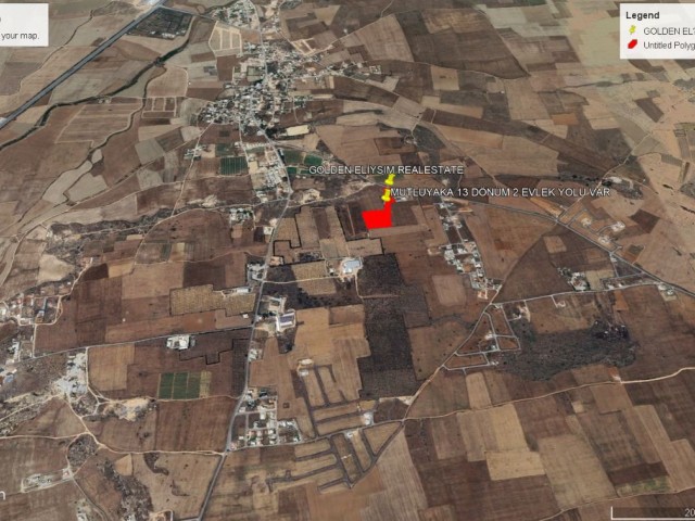Not : Dönüm Fiyatı 75,000 GBP Mutluyaka da Süper Locacion da Satılık 13,5 Dönün Eşdeğer Koçanlı Arazi Adem Akın 05338314949 - Fotoğraf 3