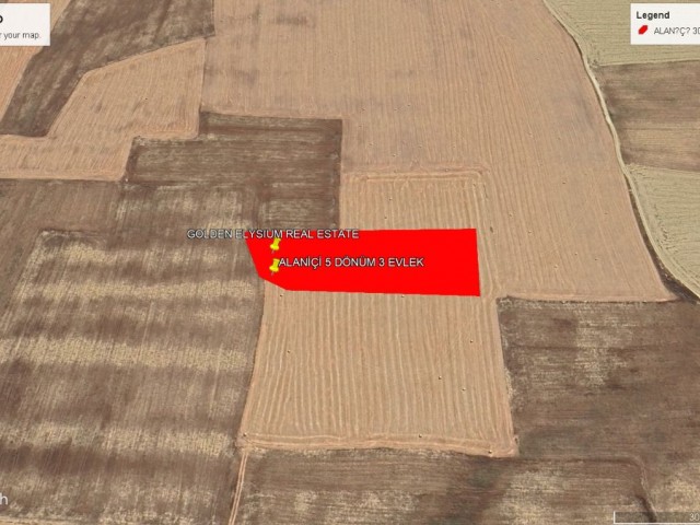 ALANİÇİN DE KELEPİR FİYATA SATILIK 5 DÖNÜM 3 EVLEK ARZİ DÖNÜM FİYATI 7,000 GBP ADEM AKIN 053383149498