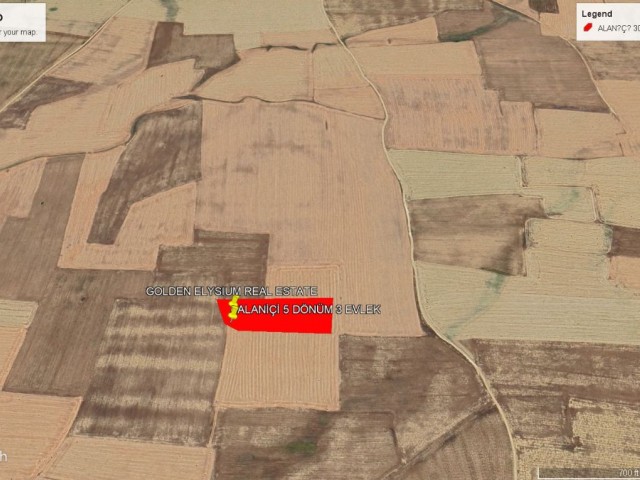 ALANİÇİN DE KELEPİR FİYATA SATILIK 5 DÖNÜM 3 EVLEK ARZİ DÖNÜM FİYATI 7,000 GBP ADEM AKIN 053383149498