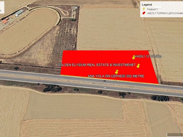 Not : Dönüm Fiyatı : 60,000 GBP: Vadili Toprağı Lefkoşa Mağusa Ana Yolu Üzerin de Fasıl 96 Satılık 12 Dönüm Arazi Adem Akın 05338314949 - Fotoğraf 2