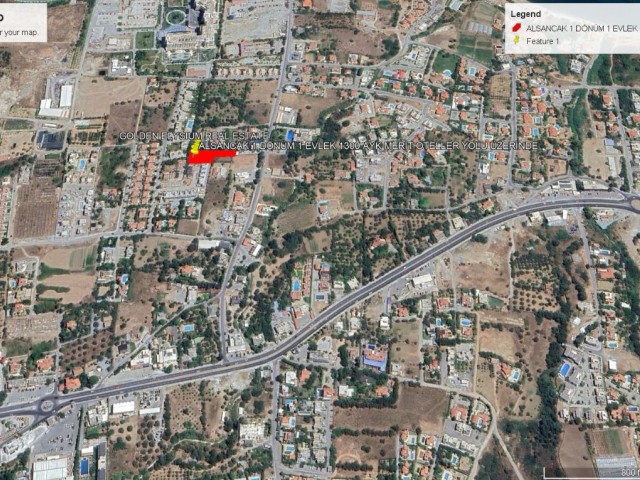 Not: Toplam Fiyatı : 250,000 GBP Alsancak Merit Oteller Yolu Üzerin de 1 Dönüm 1 Evlek 1300 Ayk Eşdeğer Koçanlı Süper Konum da ve Deniz & Oetel Manzaralı Satılık Arazi Adem Akın 05338314949 - Fotoğraf 1
