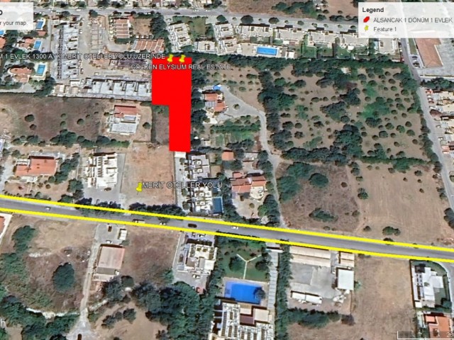 Not: Toplam Fiyatı : 250,000 GBP Alsancak Merit Oteller Yolu Üzerin de 1 Dönüm 1 Evlek 1300 Ayk Eşdeğer Koçanlı Süper Konum da ve Deniz & Oetel Manzaralı Satılık Arazi Adem Akın 05338314949 - Fotoğraf 3