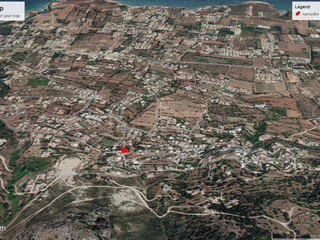 LAPTA DA DAĞ ETEĞİNDE NET DENİZ MANZARALI VİLLA YAPIMINA UYGÜN SATILIK 750 M2 ARSA ADEM AKIN 05338314949