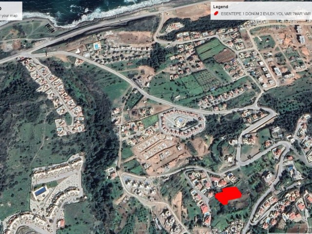 Esentepe de Köy İçinde Deniz Manzaralı Satılık 1 Dönüm 2 Evlek Harika Konumsa Arazi Adem Akın 05338314949 - Fotoğraf 4