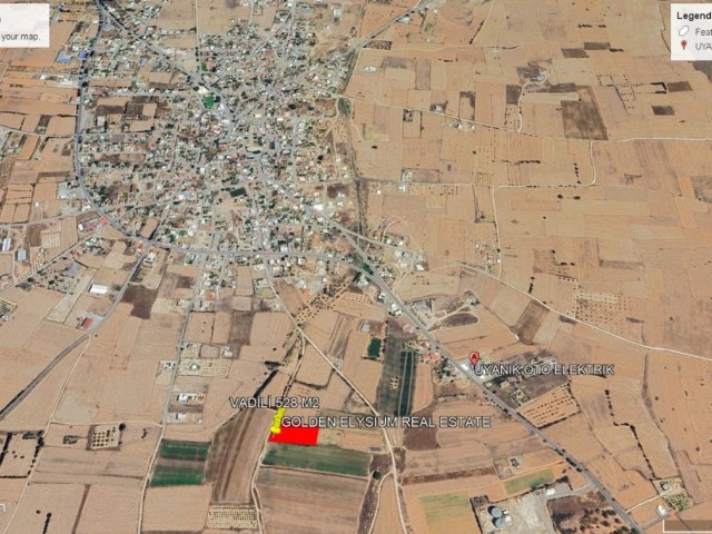 Not:dönüm Fiyatı : 15,000 GBP : Vadili de Kelepir Fiyata İmarlı Satılık 528 M2 Arsa Adem Akın 05338314949 - Fotoğraf 2