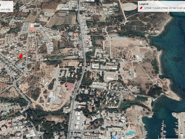 Girne de Yukarı Girne Bçölgesinde 3 Kat İzinli ve Tüm İzinleri Alınmış Satılık 431m2 Apartanlık Arsa Adem Akın 05338314949 - Fotoğraf 2