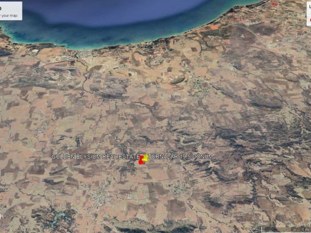 Not: Dönüm Fiyatı 5,000 GBP : İskele Turnalar da Deniz Manzaralı ve Kelepir Fiyata Satılık 19,5 Dönüm Arazi Adem Akın 05338314949 - Fotoğraf 3