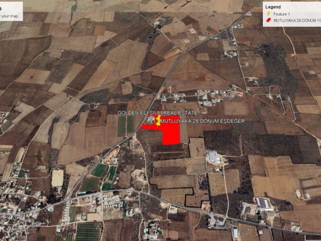 Not : Dönüm Fiyatı : 60,000 GBP : Mutluyaka da Süper Konumda Eşdeğer Koçanlı Satılık 28 Dönüm Arazi Adem Akın 05338314949 - Fotoğraf 3