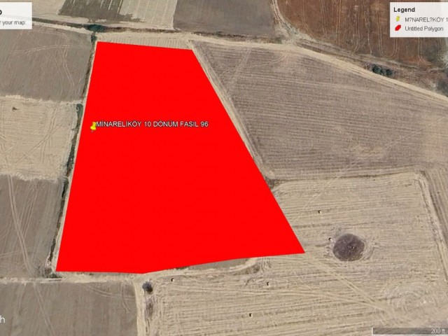 MİNARALİKÖY DE YATIRIMLIK SATILIK 10 DÖNÜM ARAZİ ADEM AKIN 05338314949
