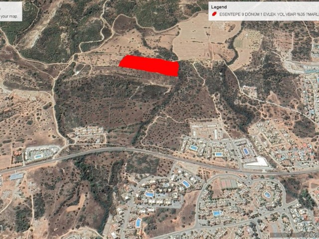 Esentepe de Süper Konumda Net Deniz Manzaralı Satılık 16 Dönüm Arazi Dönüm Fiyatı 185,000 GBP Adem Akın 05338314949 - Fotoğraf 3