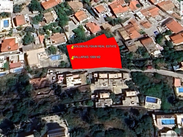 Not: Fiyatı : 240,000 GBP : Girne Ballapais de Köy İçin de Satılık 1069 M2 Kelepir Fiyata Arazi Adem Akın 05338314949 - Fotoğraf 1