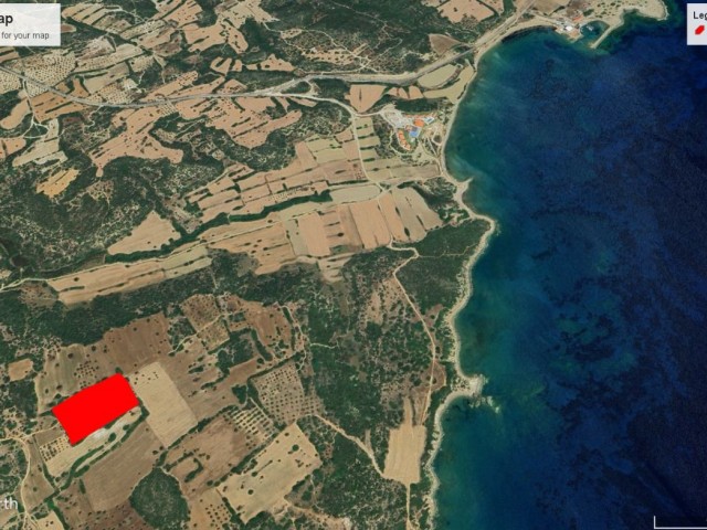 Dipkarpaz da Net Deniz Manzaralı Kelepir Fiyata Satılık 16 Dönüm 1 Evlek Arazi Dönüm Fiyatı 15,000 GBP Adem Akın 05338314949 - Fotoğraf 2