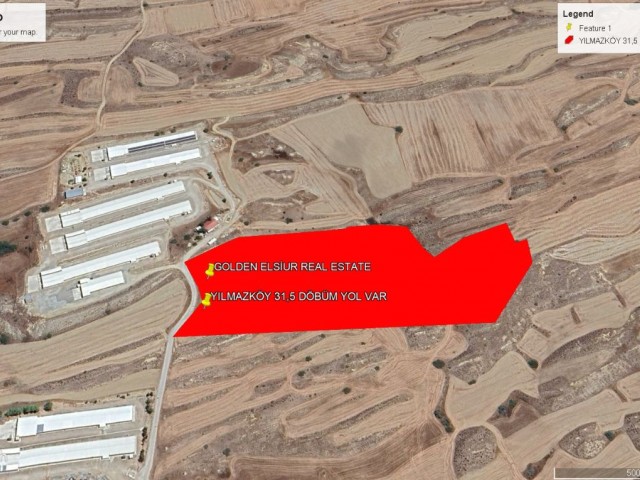 NOT : DÖNÜM FİYATI 20,000 GBP YILMAZKÖY DE SANAYI BÖLGESİN DE SATILIK 31,5 DÖNÜM ARAZİ ADEM AKIN 05338314949