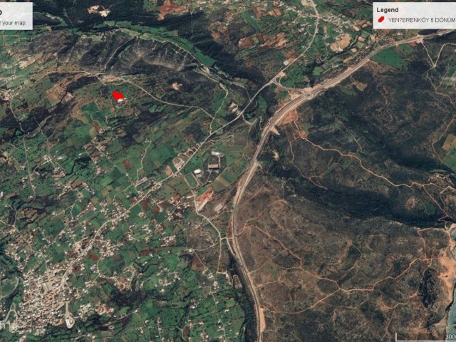 Yenierenköy de Kelepir Viyata Deniz Manzaralı Satılık 5 Dönüm 2 Evlek Arazi Donüm Fiyatı 35,000 GBP - Fotoğraf 3