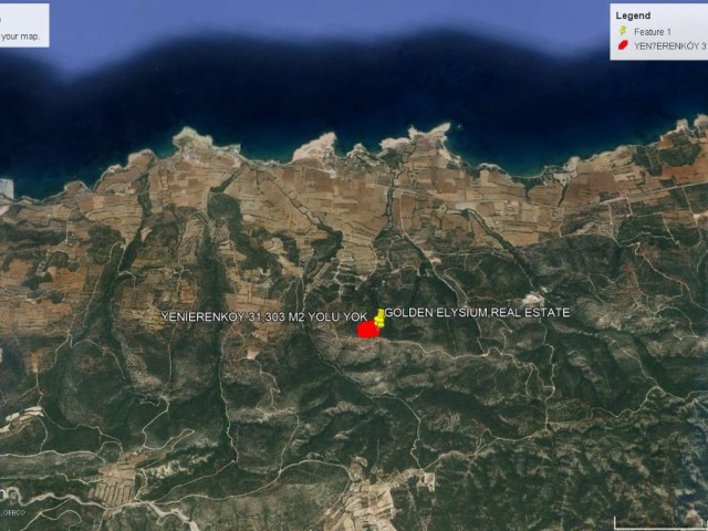 NOT: DÖNÜM FİYATI : 5,000 GBP .YENİERENKÖY DE DAĞ VE DENİZ MANZARALI TÜRK KOÇANLI KELEPİR FİYATA SATILIK 23 DÖNÜM 1 EVLEK ARAZİ ADEM AKIN 05338314949