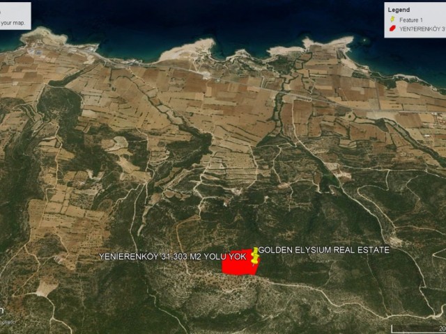 NOT: DÖNÜM FİYATI : 5,000 GBP .YENİERENKÖY DE DAĞ VE DENİZ MANZARALI TÜRK KOÇANLI KELEPİR FİYATA SATILIK 23 DÖNÜM 1 EVLEK ARAZİ ADEM AKIN 05338314949