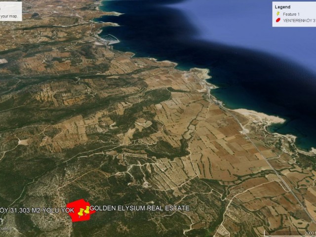 NOT: DÖNÜM FİYATI : 5,000 GBP .YENİERENKÖY DE DAĞ VE DENİZ MANZARALI TÜRK KOÇANLI KELEPİR FİYATA SATILIK 23 DÖNÜM 1 EVLEK ARAZİ ADEM AKIN 05338314949