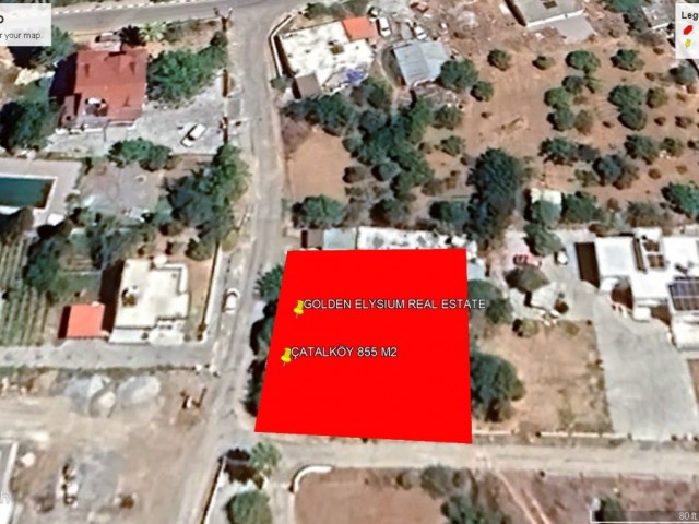 Not: Toplam Fiyatı: 180,000 GBP Girne Çatalköy de Net Deniz Manzaralı Süper Konum da Satılıkı 855 M2 Arsa Adem Akın 05338314949 - Fotoğraf 2