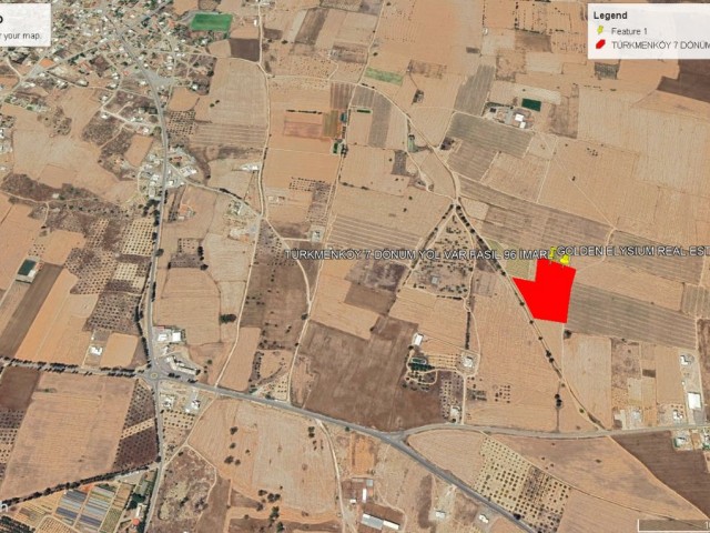 NOT DÖNÜM FİYATI 8,000 GBP TÜRKMENKÖY DE SÜPER KONUM DA SATILIK 8 DÖNÜM FASIL 96 ARAZİ ADEM AKIN 05338314949