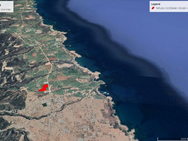 Tatlısuda Ssüper Konumda ve Net Deniz Manzaralı Satılık 15 Dönüm Arazi Adem Akın 05338314949 - Fotoğraf 4