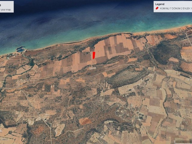Kumyalı da Net Deniz Manzaralı Satılık 7,5 Dönüm İmarlı Arazi Dönüm Fiyatı 50,000 GBP Adem Akın 05338314949 - Fotoğraf 4