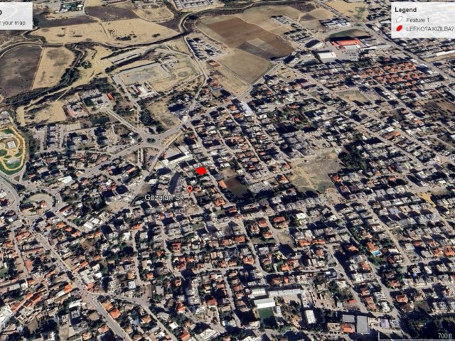 Lefkoşa Kızılbaşda %160 İmarlı 12 Adet Daire İzinli 985 M2 Eşdeğer Koçanlı Satılık Arsa Fiyatı 250,000 GBP Adem Akın 05338314949 - Fotoğraf 1