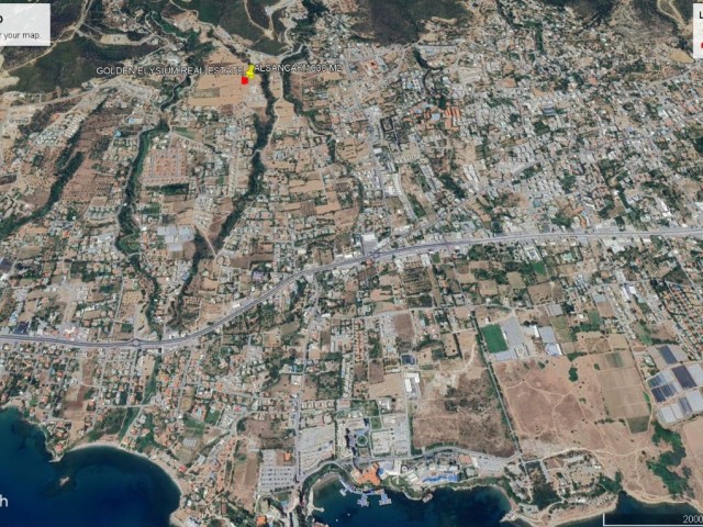 ALSANCAK DA DENİZ MANZARALI SÜPER KONUMDA EŞDEĞER KOÇANLI SATILIK 1020 M2 ARSA  FİYATI 225,000 GBP ADEM AKIN 05338314949