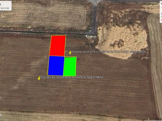 NOT: İSKELE ÖTÜKEN DE DÖVEÇ  LAİSSA YA 100 METRE MESAFEDE SÜPER LOCACİON DA SATILIK 3 PARCA 600 M2 ARSA ADEM AKIN 05338314949