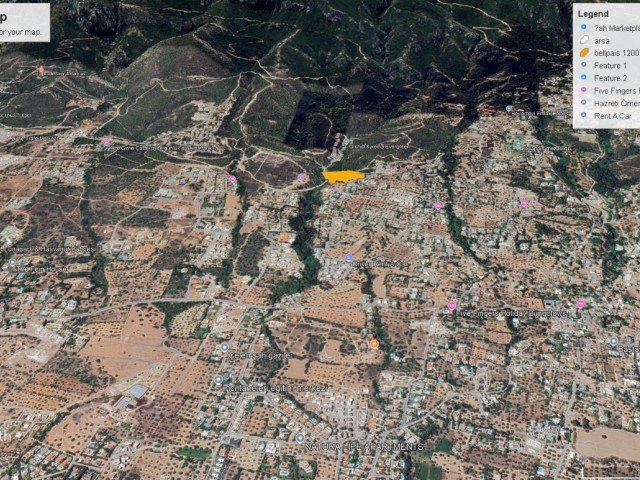 Girne bellapais bölgesinde kat karşılığı arazi  İLETİŞİM ADEM AKIN : 05338314949 