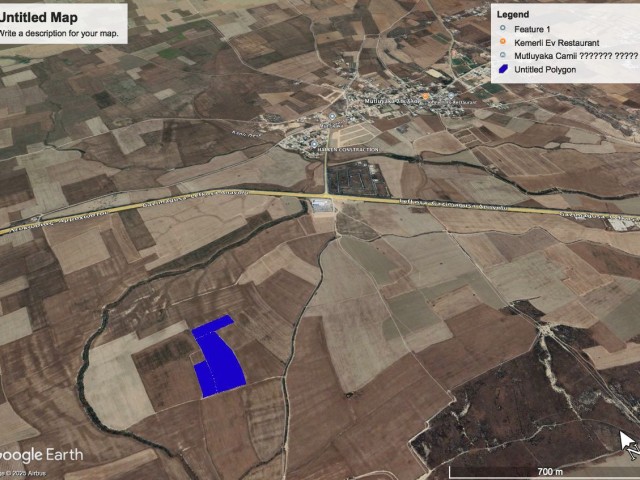 DÖNÜM FİYATI : 30,000 GBP MUTLUYAKA DA YATIRM AMAÇLI SATILIK 36 DÖNÜM EŞDEĞER KOÇANLI ARAZİ ADEM AKIN 05338314949+